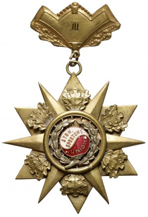 Union Sports Association, Commemorative badge - for third place - Bobkowicz