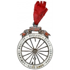 Odznaka kolarska - Rajd (?) I.X.1911 - Bielań, Żerań, Jabłonna...