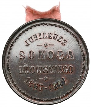 Société de gymnastique Sokol, Médaille 1892 - 25e anniversaire du Sokol Lwow