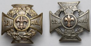 Polish Scouting Association, Scout Cross with Golden Lily - set (2pcs)