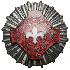 Związek Harcerstwa Polskiego, Przypinka na 25-lecie, Zagłębie Dąbrowskie 1935