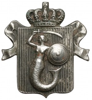 Police polonaise du gouvernement général, insigne de coiffure - Varsovie