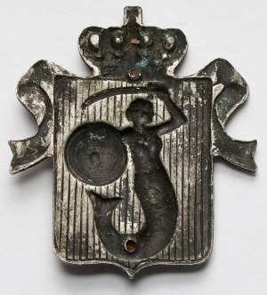 Police polonaise du gouvernement général, insigne de coiffure - Varsovie