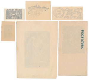 Camp de Woldenberg Oflag II-C - cartes postales et imprimés divers (6pc)