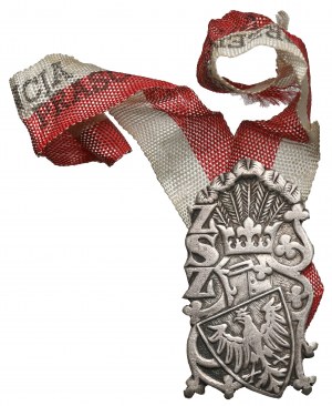 Badge, Union of Zaściankowa (homestead) Nobility - Press Conference, Przemyśl 16.IV.1939