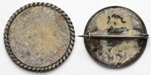 Pin, Tadeusz Kosciuszko (19th/20th century) - set (2pcs)