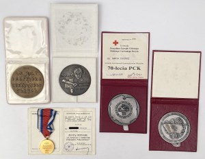 Polish Red Cross, Medals and Decoration - one person each - set (5pcs)
