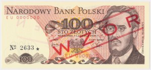 100 zloty 1979 - MODÈLE - EU 0000000 - No.2633