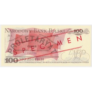 100 zł 1979 - WZÓR - EU 0000000 - No.2839