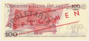 100 zloty 1979 - MODÈLE - EU 0000000 - No.2839
