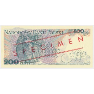 200 zł 1979 - WZÓR - AS 0000000 - No.0436