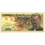 200 zł 1979 - WZÓR - AS 0000000 - No.0436