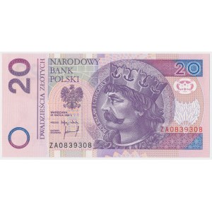 20 zł 1994 - ZA - seria zastępcza