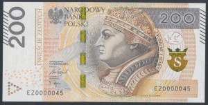 PLN 200 2021 - EZ - 0000045 - numéro bas à 2 chiffres
