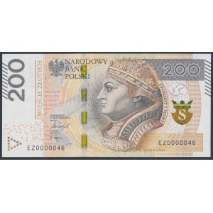 200 zł 2021 - EZ - 0000046 - niski numer dwucyfrowy