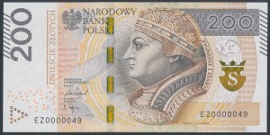 PLN 200 2021 - EZ - 0000049 - low 2-digit number