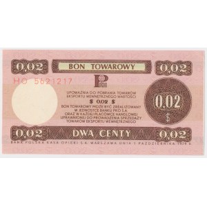 PEWEX 2 centy 1979 - HO - duży