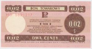 PEWEX 2 cents 1979 - HO - large