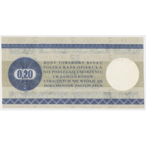 PEWEX 20 centów 1979 - HN - mały