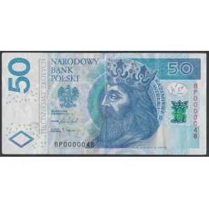 50 zł 2017 - BP - 0000048 - niski numer dwucyfrowy