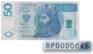 PLN 50 2017 - BP - 0000048 - numéro bas à 2 chiffres