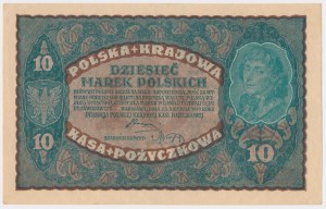 10 mkp 1919 August - II Serja H (Mił.25a)
