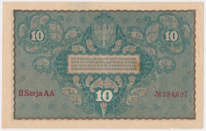 10 mkp 1919 August - II Series AA (Mił.25b)