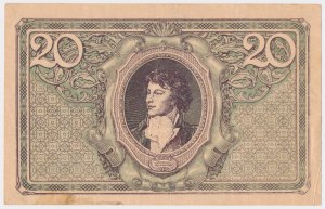 20 mkp 1919 mai - K - 6 chiffres séparés par une virgule - RARE