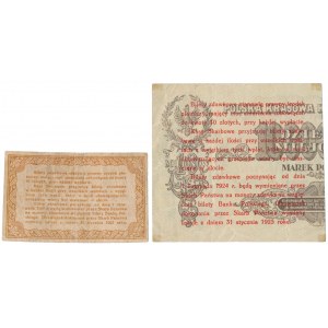 5 i 50 groszy 1924 - zestaw (2szt)