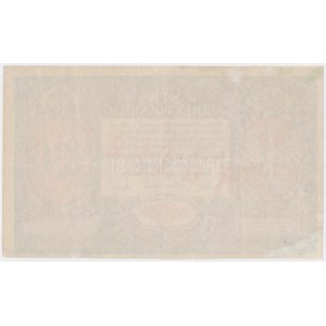 100 mkp 1916 Generał, Jednostronny WZÓR produkcyjny awersu MUSTER / DRUCKPROBE