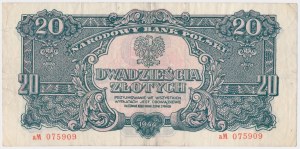 20 or 1944 ...owe - aM - variété rare