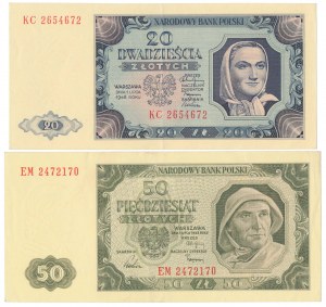20 et 50 PLN 1948 - set (2pcs)