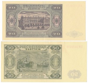 20 et 50 PLN 1948 - set (2pcs)