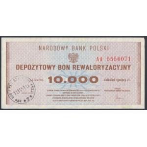 Depozytowy Bon Rewaloryzacyjny, 10.000 zł