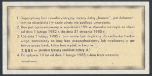 Depozytowy Bon Rewaloryzacyjny, 5.000 zł
