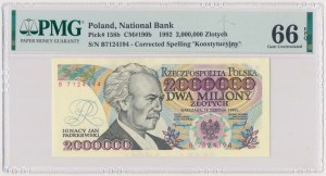2 millions PLN 1992 - B