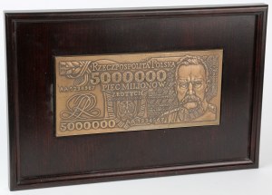 PLAKE 5 millions 1995 Pilsudski