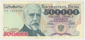 PLN 500 000 1993 - AA