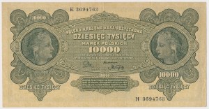 10,000 mkp 1922 - H - very nice