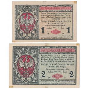 1 mkp jenerał i 2 mkp Generał 1916 - zestaw (2szt)