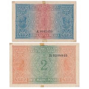 1 mkp jenerał i 2 mkp Generał 1916 - zestaw (2szt)