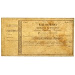 Powstanie Styczniowe, Obligacja tymczasowa 1.000 złotych 1863