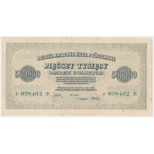 500.000 mkp 1923 - 6 cyfr - P