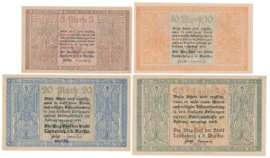 Gorzow Wielkopolski [Landsberg a.d.Warthe], 5 - 50 marks COMPLET (4pcs)