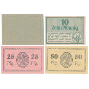 Bischofswerder (Biskupiec), Fraustadt (Wschowa), Schwersenz (Swarzędz) - zestaw 1917-1920 (4szt)