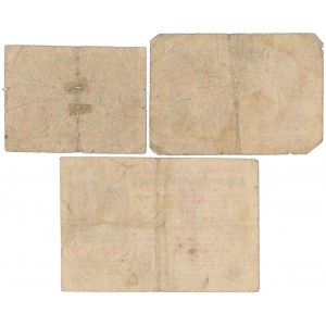 Breslau (Wrocław), 20, 50 Goldpfennige i 1 Goldmark 1923 - zestaw (3szt)