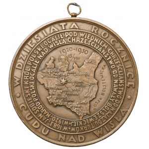 Medal Cud nad Wisłą / papież Pius XI 1930 r. (Koźbielewski)