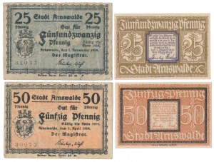 Choszczno [Arnswalde] - set 1918-1920 (4pcs)