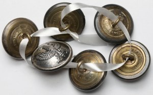 PSZnZ, Gaunt & Son London, Buttons (21.5mm) - set (6pcs)