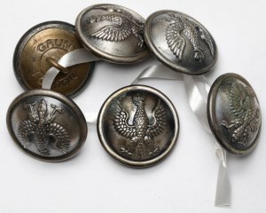 PSZnZ, Gaunt London, Buttons (26mm) - set (6pcs)